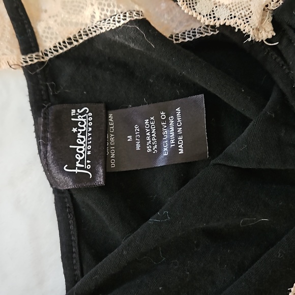 Frederick's of Hollywood lace lingerie pajama romper - Picture 4 of 7